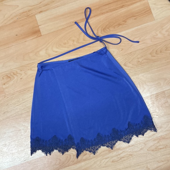URBAN OUTFITTERS purple lilac wraparound skirt - Picture 1 of 6